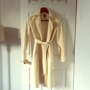 XS Armani Exchange Cream Coat